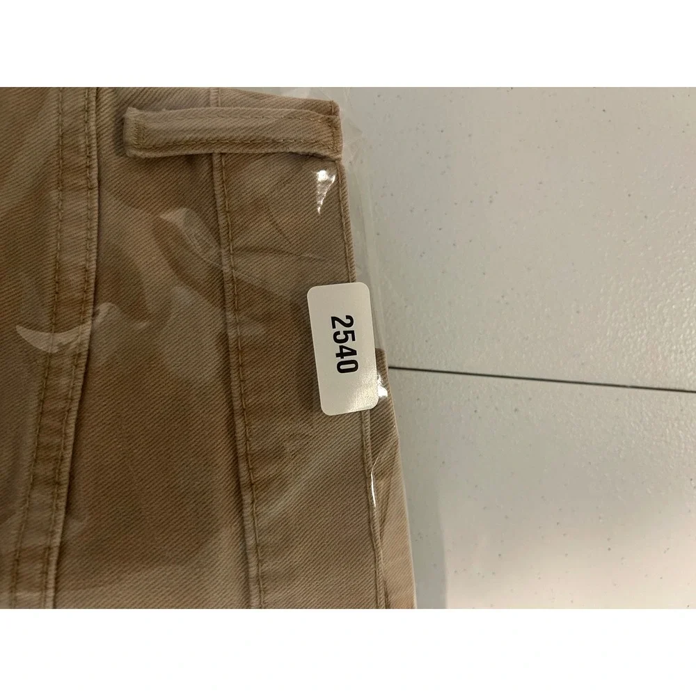 Levis 569 Loose Straight Khaki Tan Denim Shorts Mens 34 Stretch Cotton 7125737